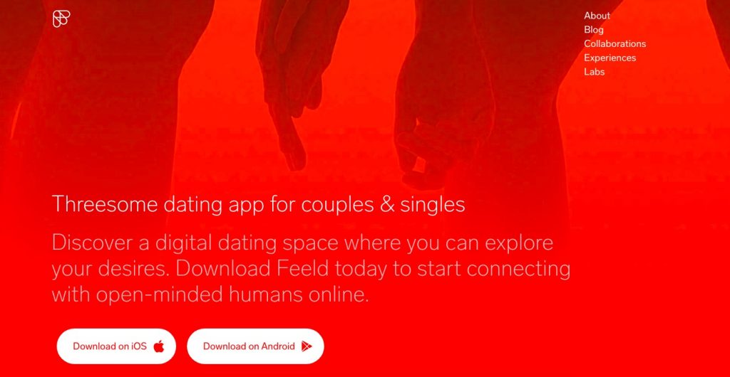 Feeld.co main page