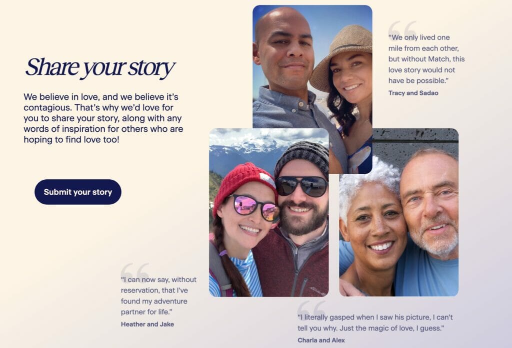 Match.com success stories