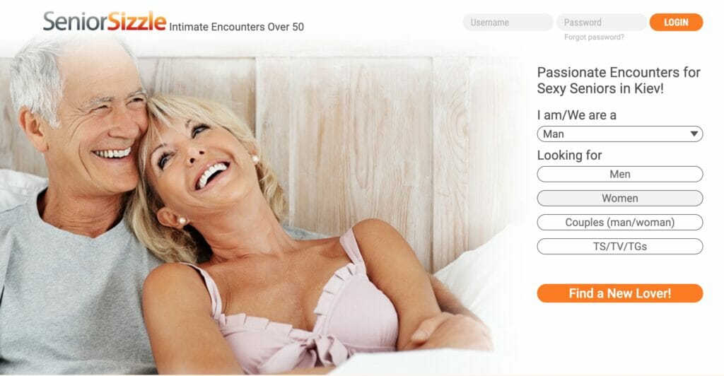 SeniorSizzle main page