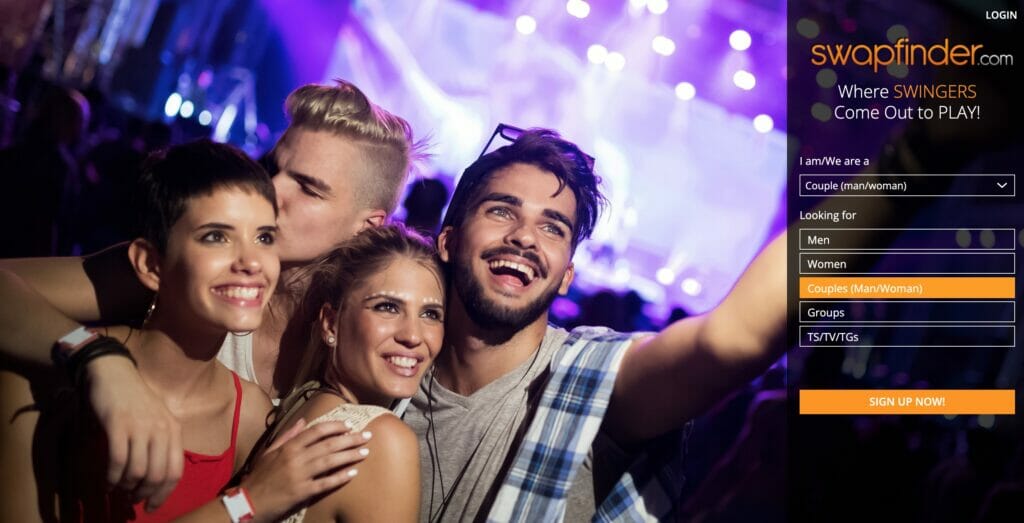 Swapfinder main page